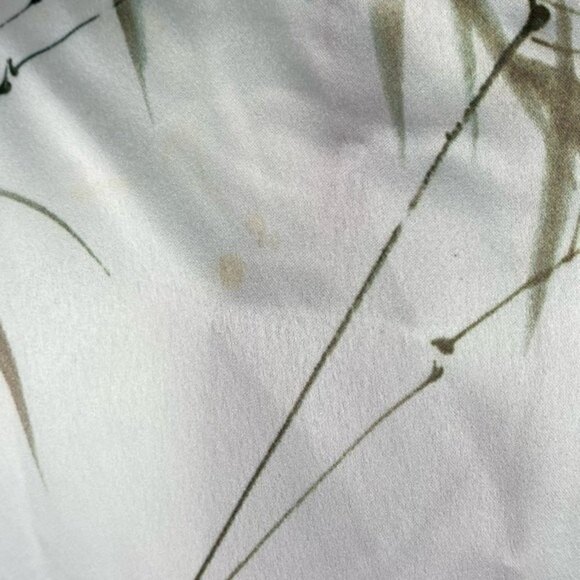 Sigi Chinese Traditional Floral Dress Womens Small White Red Slim Fit Midi Dress - Picture 6 of 6